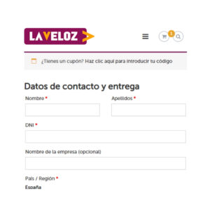 Datos entrega - Comprar sofá online - La Veloz Descanso