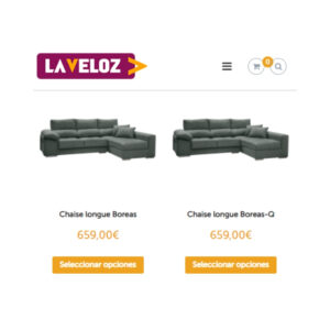 Selección - Comprar sofá online - La Veloz Descanso